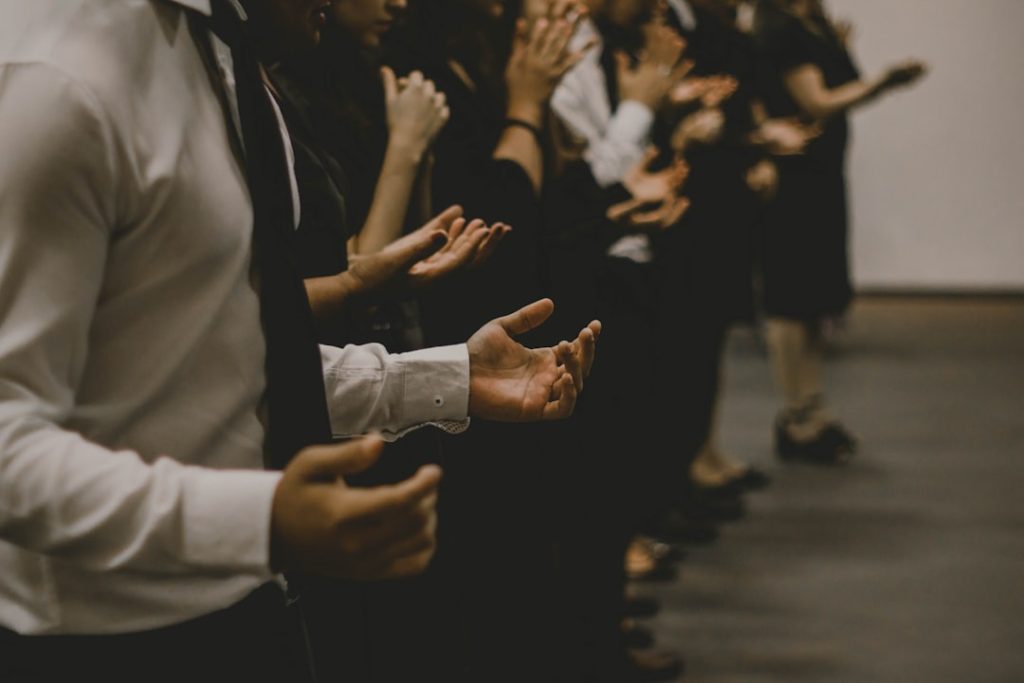 Photo Praying hands